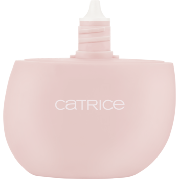 Catrice SOFT EMBRACE krem do rąk i paznokci C01 w pastelowo różowej, matowej butelce, widok frontalny.