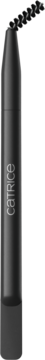 Czarny, gruby eyeliner Catrice w formie kredki z plecionym detalem na górze, widok z przodu.