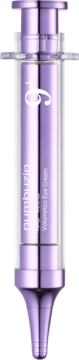 Numbuzin No. 6 Volumetox Eye Cream w fioletowym, strzykawkowym aplikatorze, ujędrniający krem pod oczy, widok z przodu.