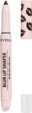 Revolution Blur Lip Shaper, peptydowa konturówka w jasnoróżowej tubce, brązowa końcówka, nakładka w usta.