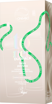 Onlybio Duopack toner Chłodny Blond beza pavlova w beżowym opakowaniu z zielonym napisem, trwałość do 3 myć.