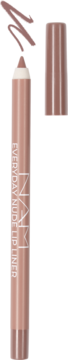 NARS Everyday Nude Lip Liner. Beżowa, długa, precyzyjna kredka, długotrwała, z capem obok i swatch.