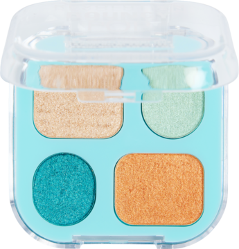 REVOLUTION ,paleta cieni do powiek, Aqua Splash,kompozycja-2