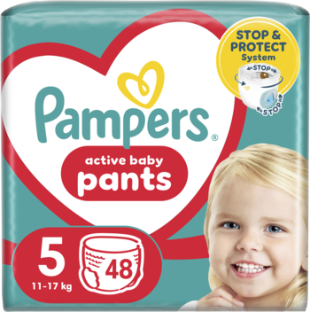 PAMPERS Pants ,pieluchomajtki rozm. 5, 12-17 kg,kompozycja-2