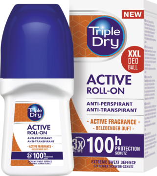 TRIPLE DRY Active ,antyperspirant w kulce, antybakteryjny, 72h,kompozycja-2