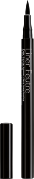 Czarny Bourjois Liner Feutre eyeliner we flamastrze z otwartą skuwką i widoczną precyzyjną końcówką.