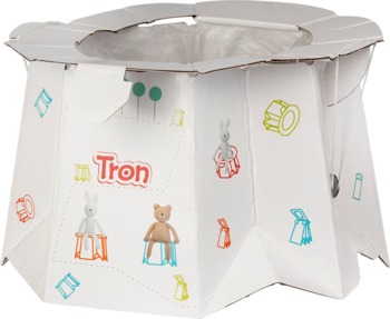 TRON ,nocnik jednorazowy,kompozycja-2