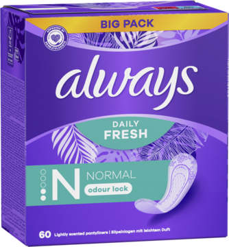 ALWAYS Daily Fresh ,wkładki higieniczne, Normal,kompozycja-2