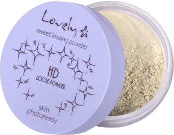 LOVELY HD ,puder do twarzy, matujący, mineralny, transparentny,kompozycja-2