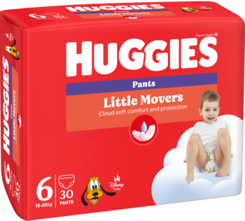HUGGIES Little Movers Pants,pieluchomajtki, rozm. 6, 15-25 kg,kompozycja-2