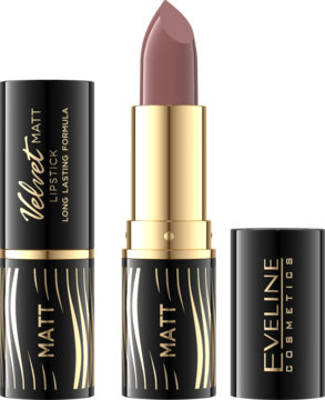 EVELINE COSMETICS Velvet Matt ,pomadka do ust, matowa, nr 507,kompozycja-2