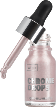 WIBO Chrome Drops ,rozświetlacz do twarzy, w płynie, nr 01;,kompozycja-2