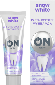 ON white Snow White,pasta-booster do zębów, wybielająca, przyspiesza efekt wybielania,kompozycja-2