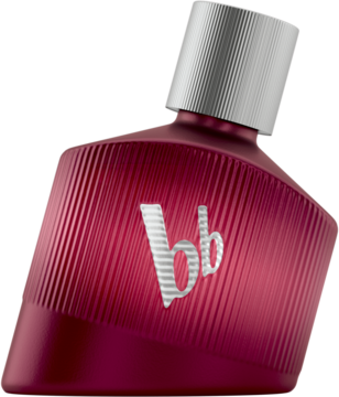 Woda perfumowana bruno banani Loyal Man 50 ml w bordowej butelce o ukośnym kształcie ze srebrnym korkiem.