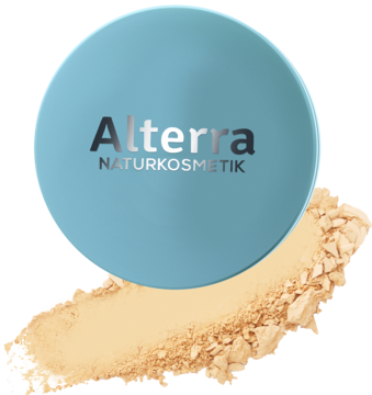 ALTERRA ,puder do twarzy, w kompakcie, nr 02 Medium,kompozycja-2