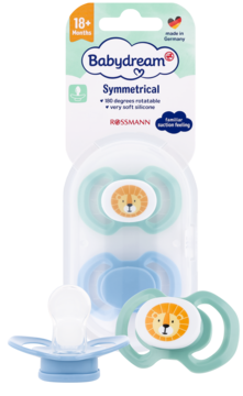 BABYDREAM ,smoczek silikonowy, symetryczny, 18m+,kompozycja-2