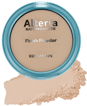 ALTERRA Finish Powder ,puder do twarzy, nr 02 Medium,kompozycja-2