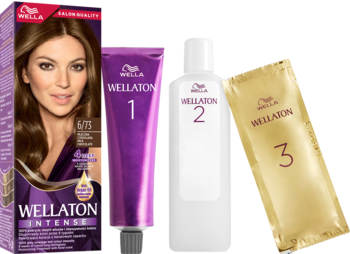 WELLA WELLATON Intense ,krem do włosów, koloryzujący, nr 6/73 Mleczna Czekolada,kompozycja-2