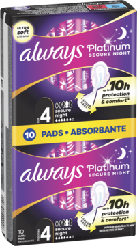 ALWAYS Platinum  ,podpaski higieniczne, na noc, Secure night,kompozycja-2