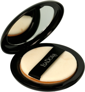 ISADORA Velvet Touch ,puder kryjący, nr 43, Cool Sand,kompozycja-2