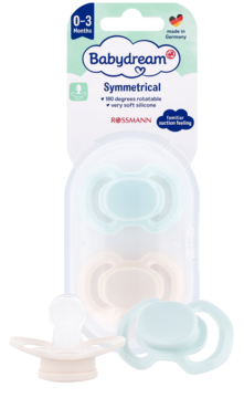BABYDREAM ,smoczek silikonowy, uspokajający, symetryczny, 0-3m,kompozycja-2