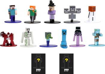 JADA Minecraft ,figurka kolekcjonerska, 4cm, 3l+, różne rodzaje,kompozycja-2