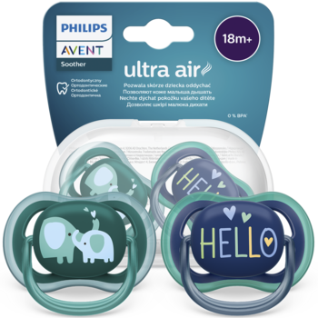 PHILIPS AVENT Ultra Air ,smoczek ortodontyczny 18m+,kompozycja-2
