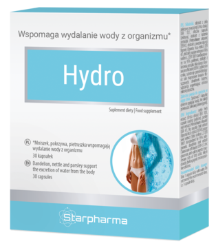 STARPHARMA Hydro ,suplement diety,  wspomagający wydalanie wody z organizmu,kompozycja-2