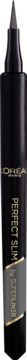 L'Oréal Super Liner Perfect Slim, szary eyeliner w czarnej tubce, z precyzyjnym aplikatorem 0.4mm.