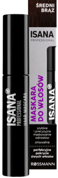 ISANA PROFESSIONAL ,maskara do włosów, Średni Brąz,kompozycja-2