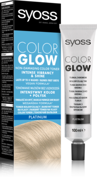 SYOSS Color Glow ,toner koloryzujący do włosów, Platinum,kompozycja-2