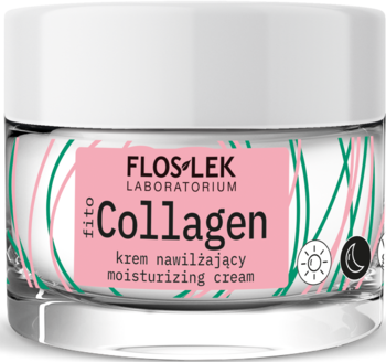 FLOSLEK LABORATORIUM fitoCollagen ,krem do twarzy, nawilżający, z fitokolagenem, dzień/noc,kompozycja-2