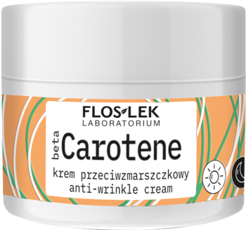 FLOSLEK LABORATORIUM betaCarotene ,krem do twarzy, przeciwzmarszczkowy, z beta-karotenem, dzień/noc,kompozycja-2