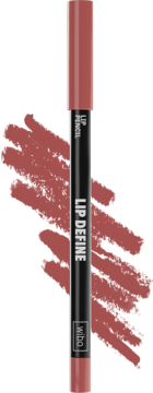 Kremowa konturówka Wibo Lip Define nr 5 w brudnym różu, z witaminą E, widok z przodu.