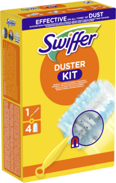 SWIFFER Duster ,zestaw miotełka i 4 wkłady do kurzu,kompozycja-2