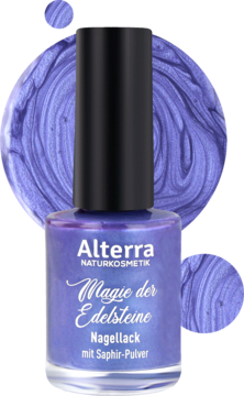 ALTERRA Magic der Edelsteine ,lakier do paznokci, 08 Saphir,kompozycja-2