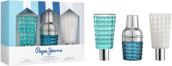 PEPE JEANS Life Is Now ,zestaw dla mężczyzn, woda toaletowa 30 ml + żel pod prysznic 50 ml + balsam po goleniu 50 ml,kompozycja-2
