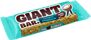 MABAKER Giant Bar ,baton zbożowy, o smaku kokosowym,kompozycja-2
