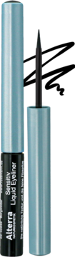 ALTERRA Sensitiv ,eyeliner w płynie, nr 01 Black,kompozycja-2