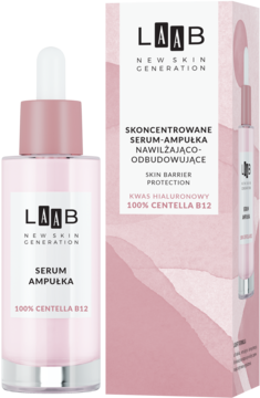 AA LAAB Skin Barrier Protection,skoncentrowane serum-ampułka, nawilżająco-odbudowujące, 100% Centella B12,kompozycja-2