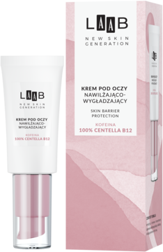 AA LAAB Skin Barrier Protection,krem pod oczy, nawilżająco-wygładzający, z kofeiną, 100% Centella B12,kompozycja-2