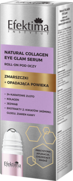 EFEKTIMA Natural Collagen Eye Glam,roll-on pod oczy, zmarszczki + opadająca powieka,kompozycja-2