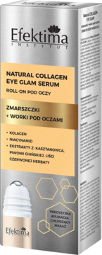 EFEKTIMA Natural Collagen Eye Glam,roll-on pod oczy, zmarszczki + worki pod oczami,kompozycja-2