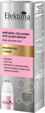 EFEKTIMA Natural Collagen Eye Glam,roll-on pod oczy, zmarszczki + cienie,kompozycja-2