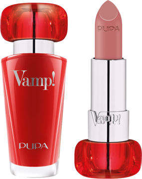 PUPA MILANO Vamp! ,pomadka do ust, nr 102 Rose Nude,kompozycja-2