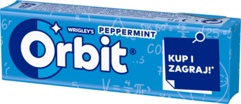 WRIGLEY'S ORBIT Peppermint ,guma do żucia, w drażetkach, o smaku miętowym, bez cukru,kompozycja-2