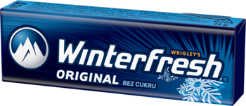WRIGLEY'S WINTERFRESH Original ,guma do żucia, w drażetkach, o smaku miętowym i mentolowym, bez cukru,kompozycja-2