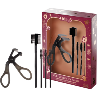KILLYS, All I dream for Xmas , zestaw do stylizacji brwi i rzęs, 1