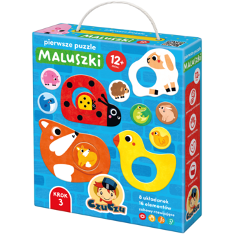 CZUCZU, Pierwsze Puzzle , Maluszki, dla dzieci, 12m+;, 1 szt