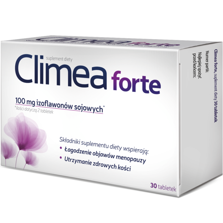 CLIMEA, Forte, tabletki dla kobiet w okresie menopauzy, suplement diety, 30 szt.
